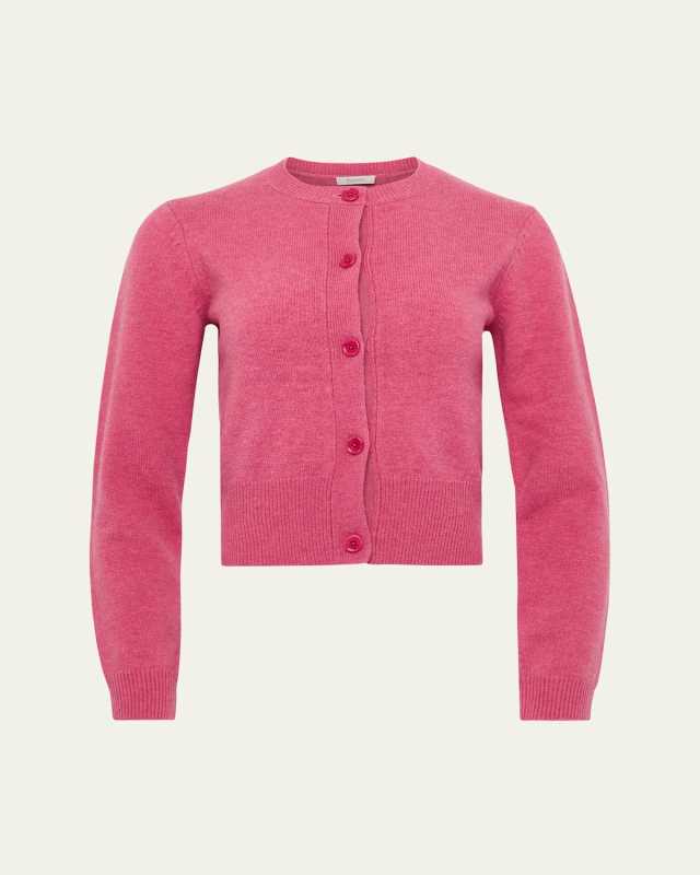 Ribbed Merino Wool Cardigan